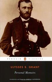 Cover of Personal Memoirs of U. S. Grant